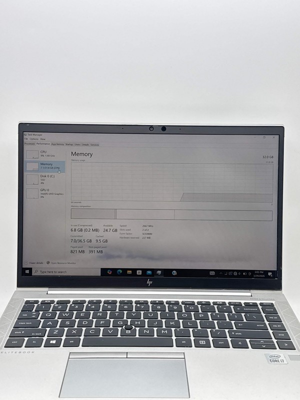 HP EliteBook 840 G7 i7-10510U 32GB RAM 512GB SSD 14” Works Great LCD Black Spot gallery