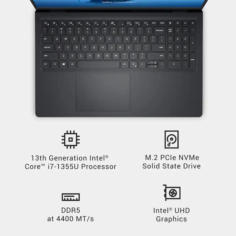 Dell - 15.6" 2K Touchscreen Intel 10-Core i7-1355U Up to 64GB DDR5 4TB SSD Win11 gallery