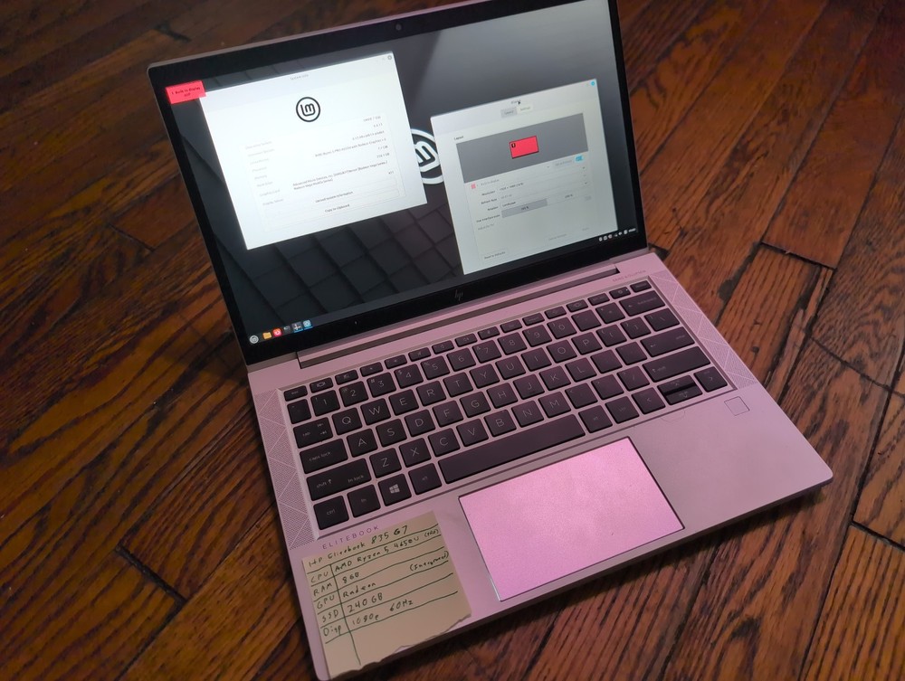 HP ELITEBOOK 835 G7 | RYZEN 5 PRO 4650U | 240GB | 8GB | NO POWER ADAPTER