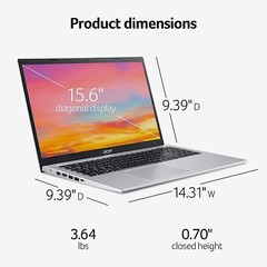 Acer Swift 3 SF314-55G-78U1 14″(256 GB SSD, Intel Core i7-8565U, 1.80GHz, 8GB…