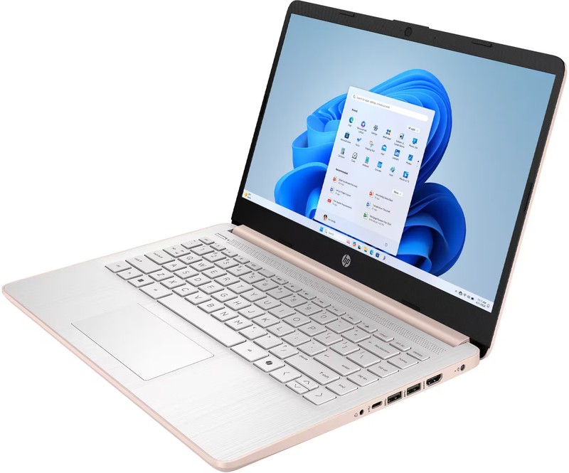 HP - 14" Laptop - Intel N150 Processor - 4GB Memory - 128GB UFS - Pale Rose Gold gallery
