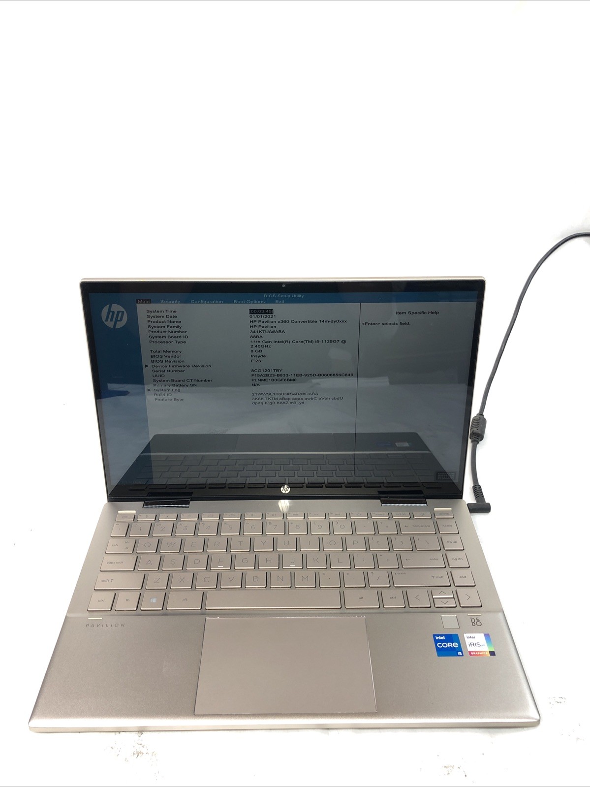 HP Pavilion x360, Intel Core i5-1135G7 @2.40Ghz, 8GB RAM, NO SSD/OS, Touch, READ gallery