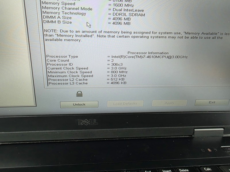 DELL LATITUDE E6540 15.6" FHD i7- 8GB RAM NO HDD READ gallery