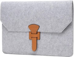 Gray Laptop Sleeve 13 inch, Case for MacBook Air/Pro 13.6/14, Slim Design