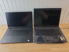 Dell XPS 15 P56F Laptop Computer & HP Presario F700 Parts Only
