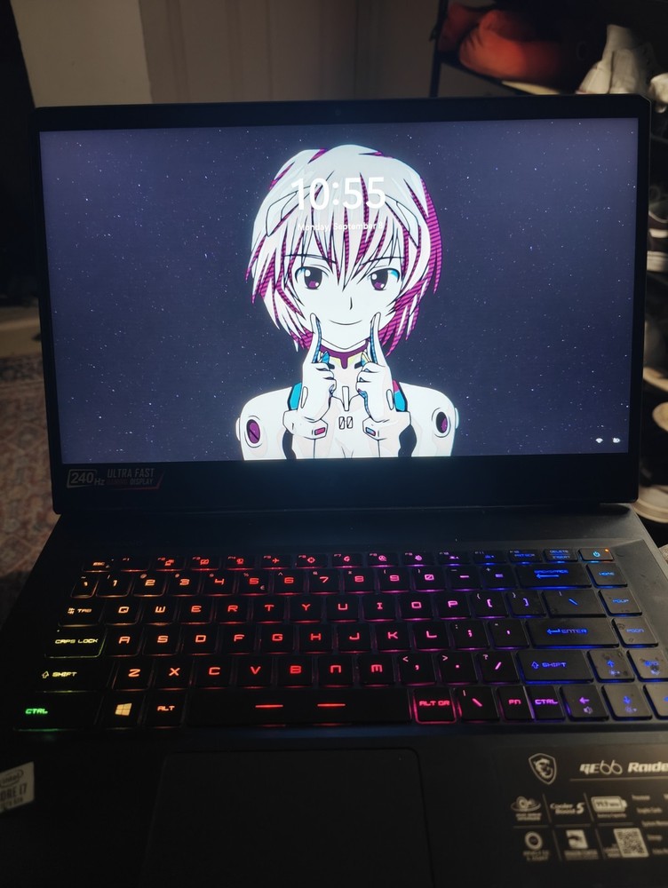 MSI GE66 Raider 15.6" Gaming Laptop i7-10750H GeForce RTX2070 Super 32GB RAM 1TB