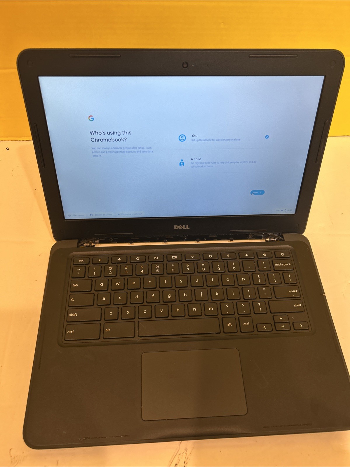 Dell Chromebook 13' inch 3380 C3855 4GB Ram 16GB SSD *See Description gallery