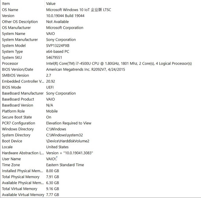 Sony VAIO Pro 13 Touch Ultrabook SVP13224PXB i7 4500U 8GB Ram 120GB SSD Laptop gallery