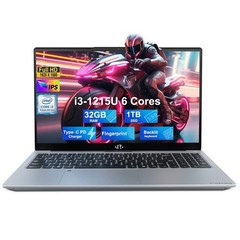 NIMO 15.6″ IPS FHD-Student-Laptop Intel i3-1215U Up to 4.4 GHz 32GB RAM 1TB SSD