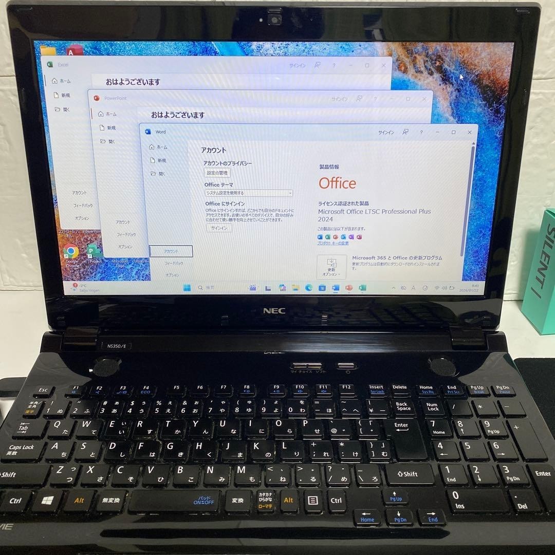 NEC LAVIE Laptop PC Windows 11 Pro 64-bit Core i3-6100U SSD 128GB Used Japan gallery