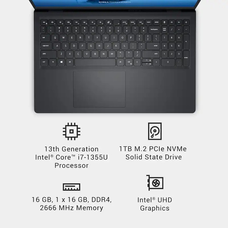 📍Dell 15.6 in 2K Touchscreen Laptop 13th Intel Core i7 10 core Wi-Fi 6 Win11Pro gallery