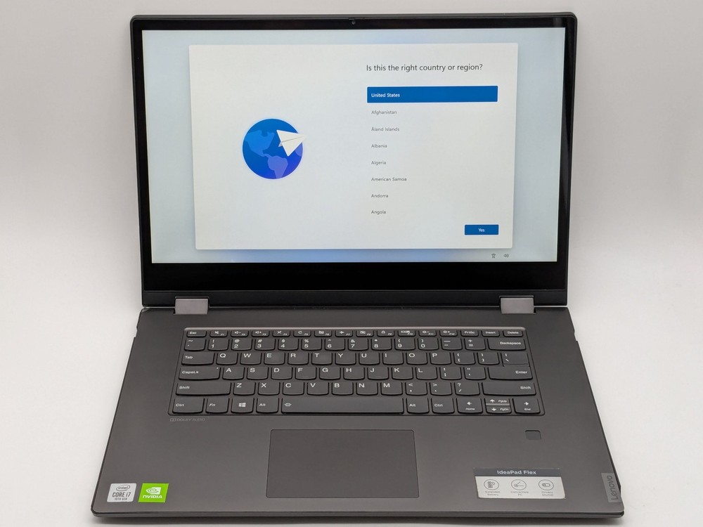 Lenovo IdeaPad FLEX-15IML 2-in-1 15" FHD Touch I7-10510U 1TB SSD 16GB W11P MX230