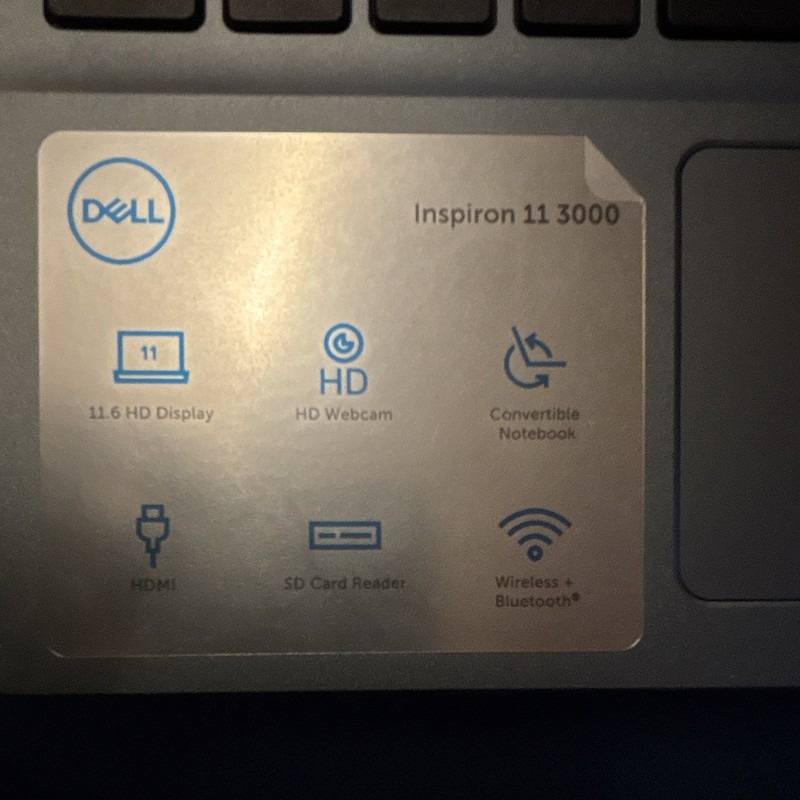 Dell Inspiron 11 3000 11.6" 2-in-1 A9-9420e 4GB 58GB eMMC Win10 gallery