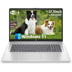HP 17.3″ HD Touch Laptop, AMD Ryzen 5 7430U, 64GB RAM, 4TB SSD, Windows 11 Home