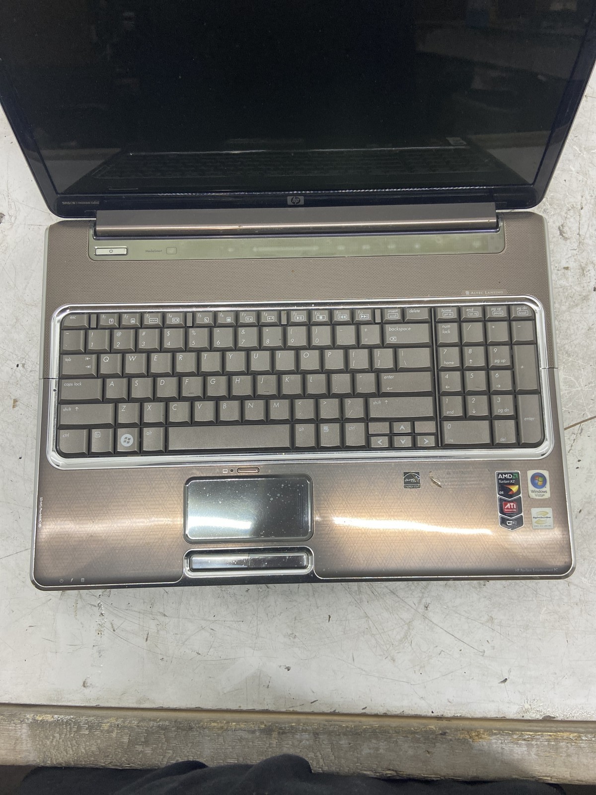 HP Pavilion DV7-1245DX PC AMD Turion X2 Dual Core Mobile RM-72 4 GB NO HDD gallery