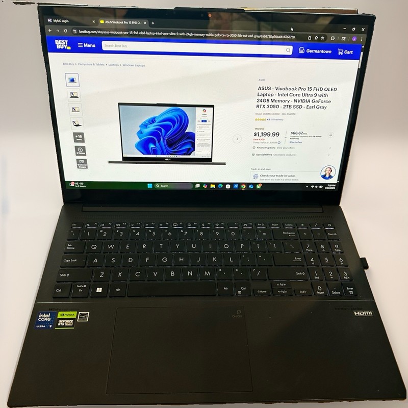 ASUS VivoBook Pro 15 OLED Core Ultra 9 24GB 2TB SSD RTX 3050 Win11 gallery