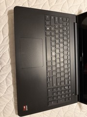 Dell P39F Notebook Laptop AMD A8 Silver/Black w/ Adapter & Polka Dot Case