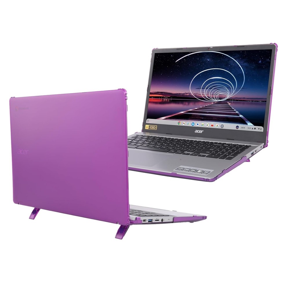 Custom Purple Laptop Case with Kickstand for 2023-2025 Acer Chromebook 315