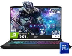 MSI Katana 15.6″ QHD Gaming Laptop RTX 5070 Intel i7-14650HX 64GB RAM 4TB SSD