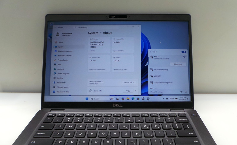 Dell Latitude 5400 | 14" | i5-8265U 1.60GHz | 16GB RAM 256GB NVMe | WIN 11 PRO gallery