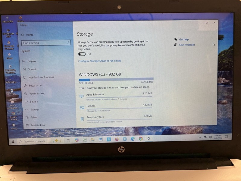 HP TPN-C125 Laptop Windows 10 Home ,Intel N3700,8GB RAM 1TB WiFi Bluetooth gallery