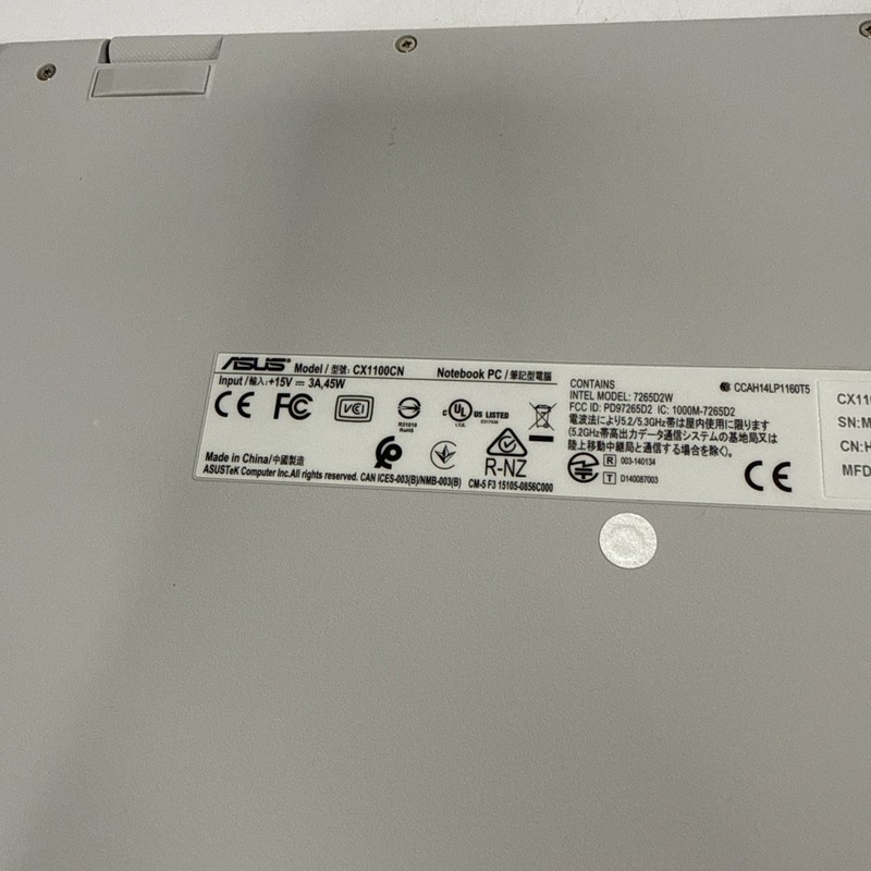 ASUS Chromebook CX1, 11.6" HD NanoEdge Display, Intel Celeron N3350 Processor gallery