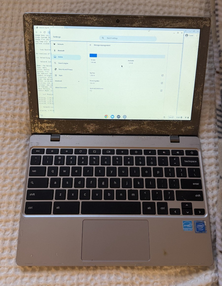 Samsung Chromebook 4 11.6” (32GB, Intel Celeron N4020, 1.1 GHz, 4GB) Laptop