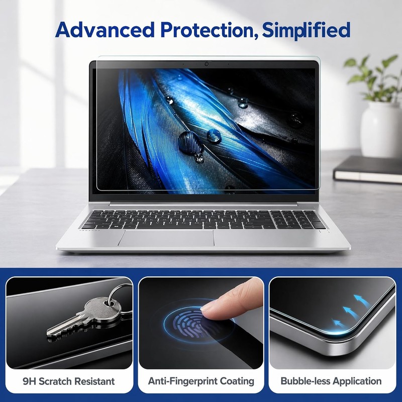 2-Pack Tempered Glass Screen Protectors for Lenovo Yoga 9i Aura & Yoga 9 14 gallery