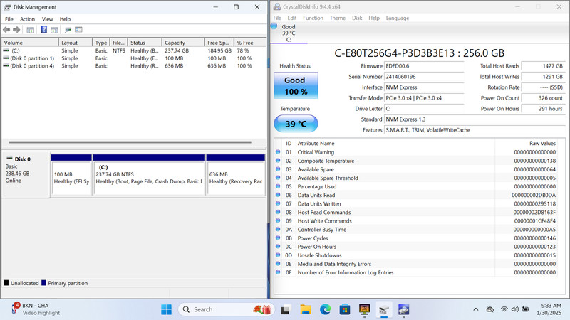 DYNABOOK PORTEGE X30W-K 13" FHD Touch 13TH I5-1340P 256GB SSD 32GB W11P *READ* gallery