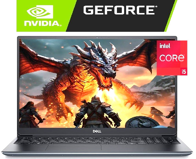 15.6" Dell Gaming Laptop PC: Intel i5! 16GB RAM - 256GB NVME SSD! Nvidia MX250!