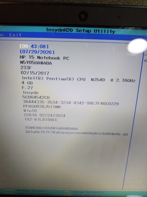 Laptop HP 15-f272wm RAM 4GB HDD 500GB Windows 10 gallery
