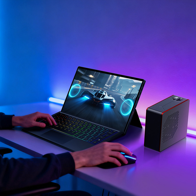 OneXPlayer Super X Gaming & AI 2-In-1 Tablet-Laptop 64G+1TB Water-Cooled Version gallery