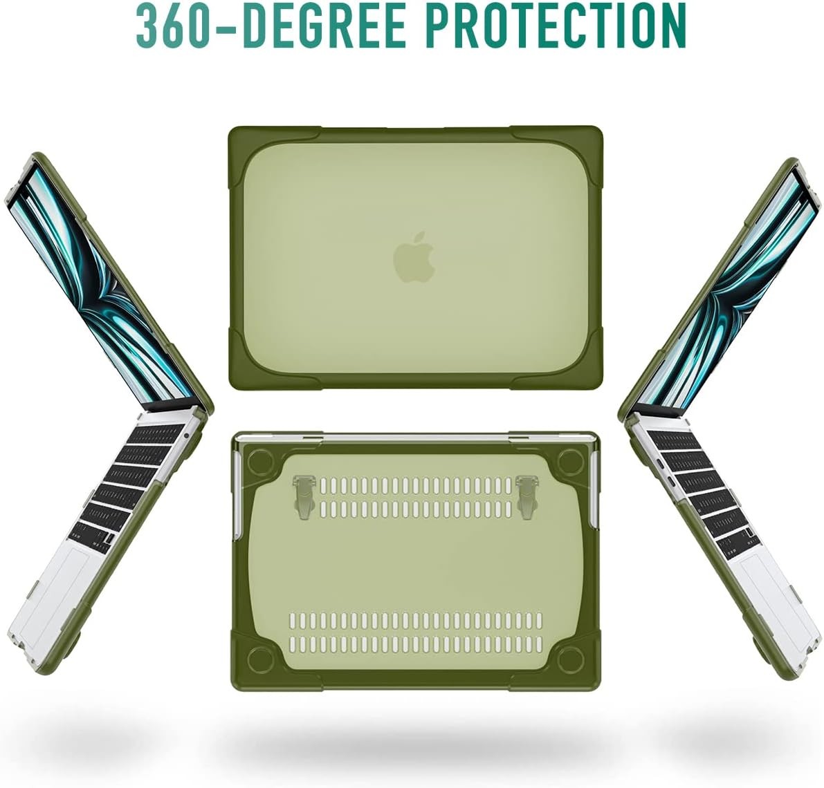 MacBook Pro 16 inch Case 2019 Release A2141, Heavy Duty Dual Layer Hard Cover gallery