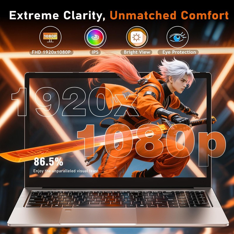 Gaming Laptop, 16 Inch Lap Top Computer 2026 with Ryzen 7 5825U Processor, 16... gallery