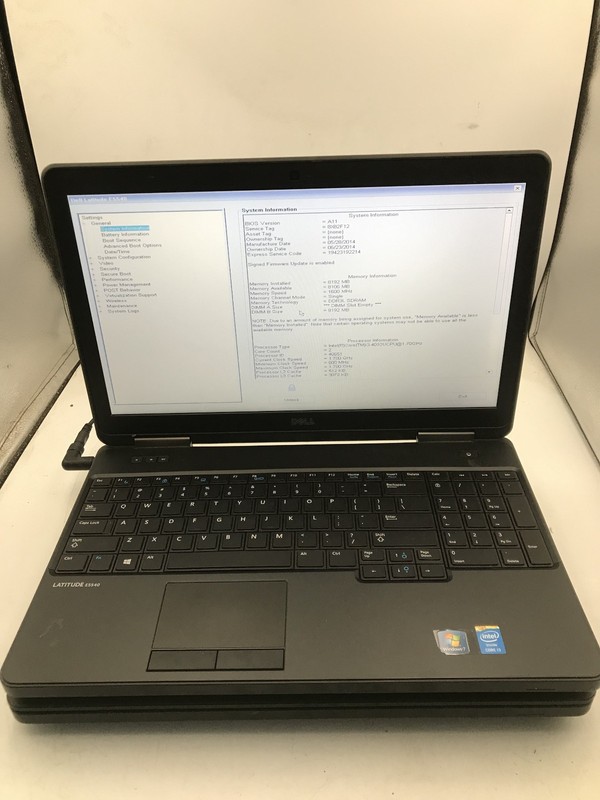 DELL LATITUDE E5540 - LOT OF 2 - BOOTS TO BIOS - INTEL I3 & I5 - NO RAM -READ-BB gallery