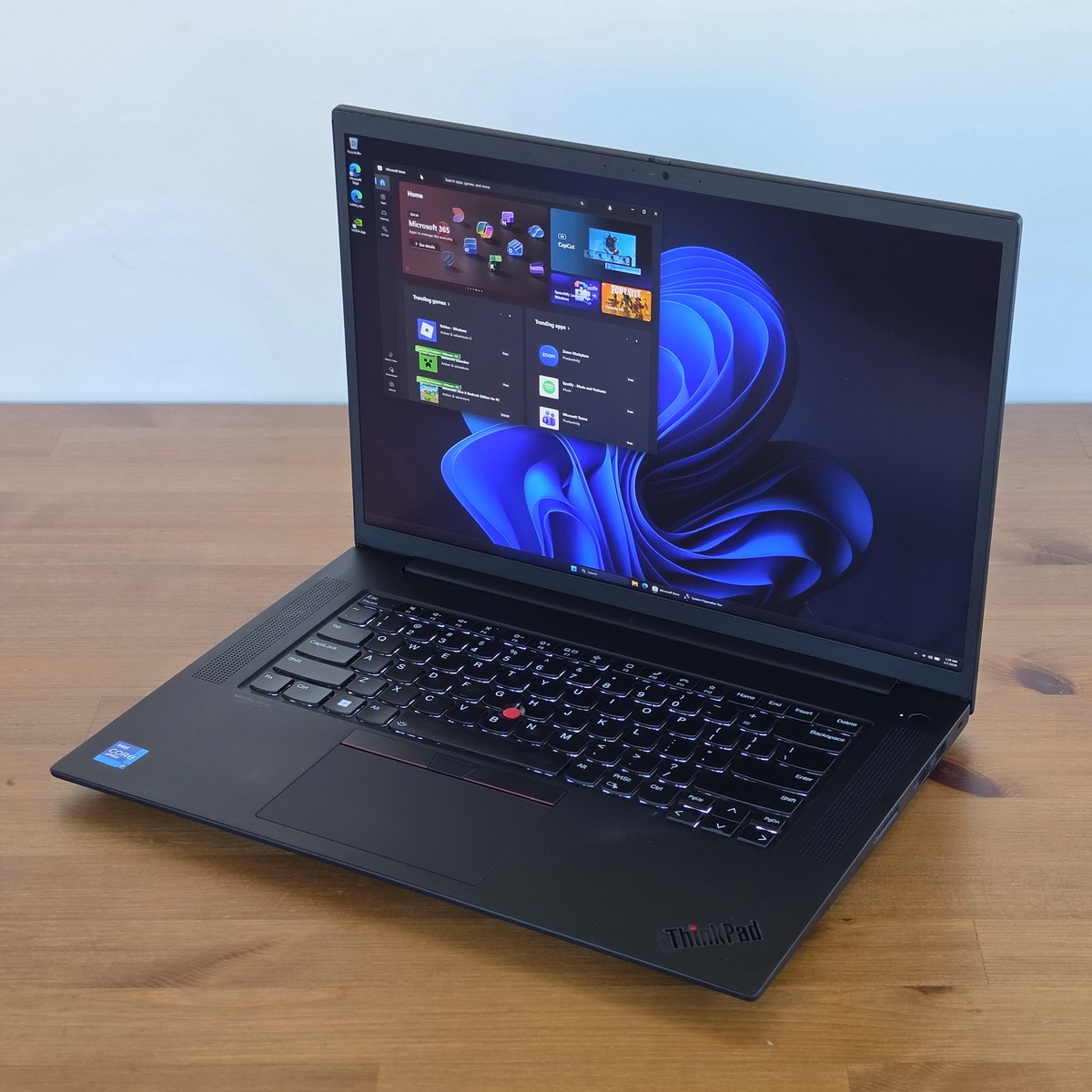 Lenovo ThinkPad P1 Gen 4 i7-11850H 16GB 16" 2560x1600 NVIDIA RTX 3080 1TB SSD gallery