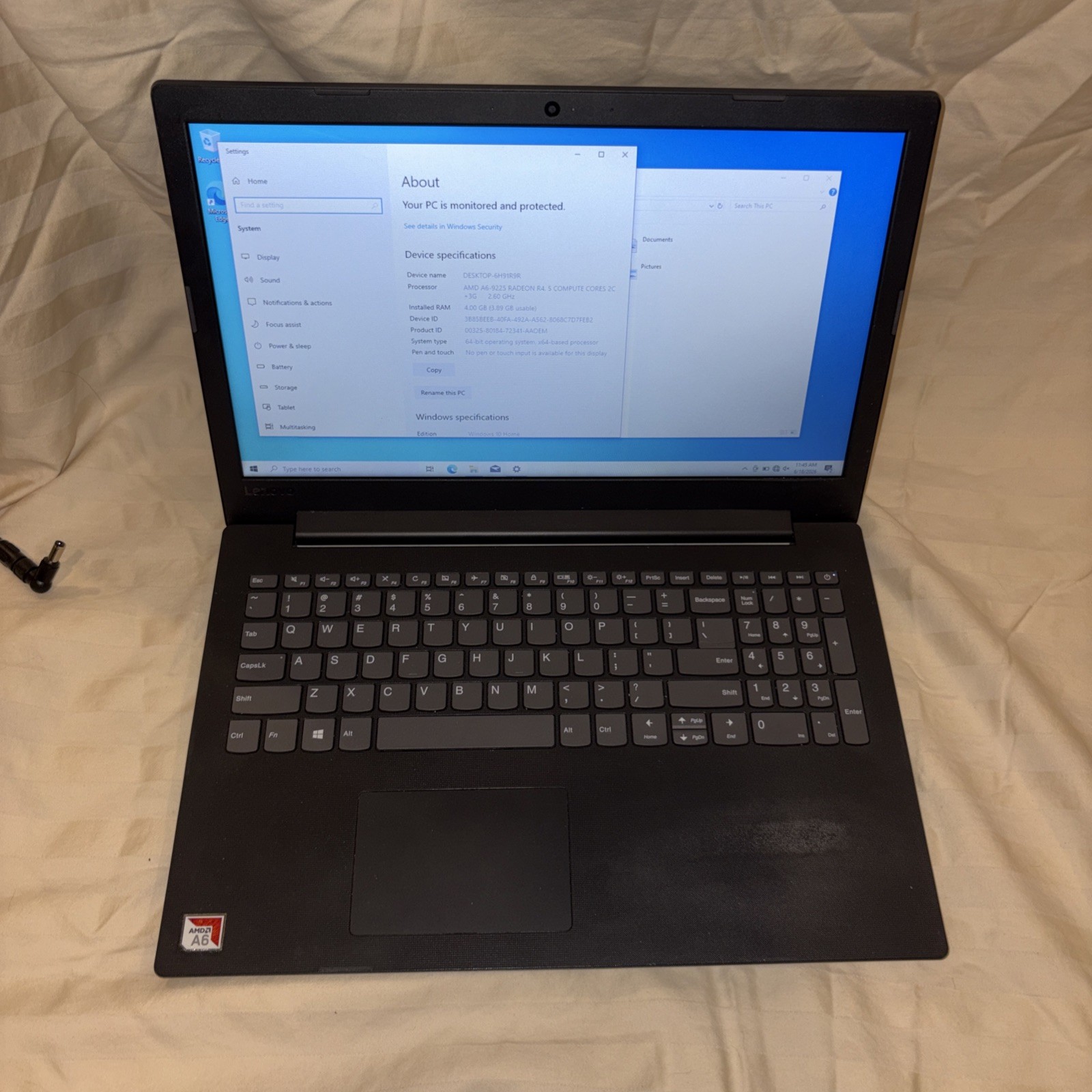 Lenovo IdeaPad 1 130-15AST 15.6" A6 9225 2.6GHz 4GB RAM 500GB HDD gallery