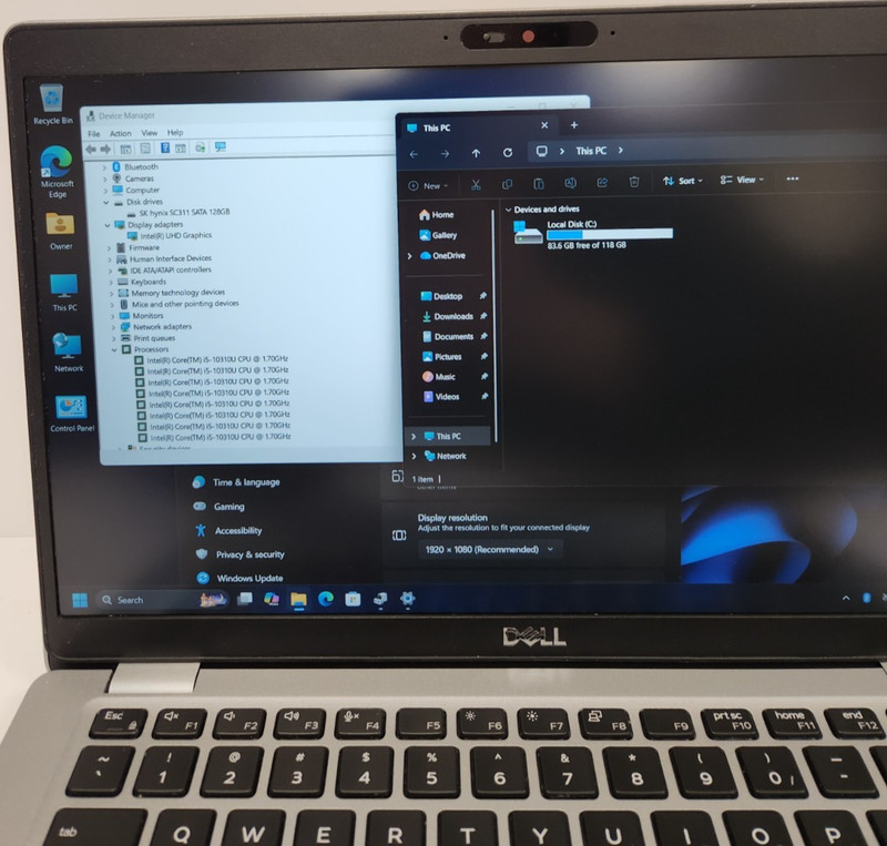 Dell Latitude 5410 Core i5-10310U, 8GB RAM, 128GB SSD, Win11 PRO #0386 gallery