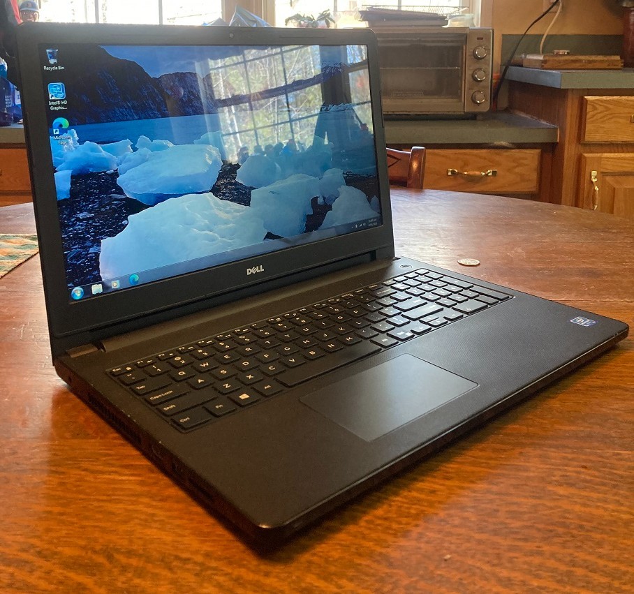 15.6" Dell Inspiron 3552 Laptop Windows 7 intel 1.6ghz 8gb 250gb DVDRW Btooth gallery