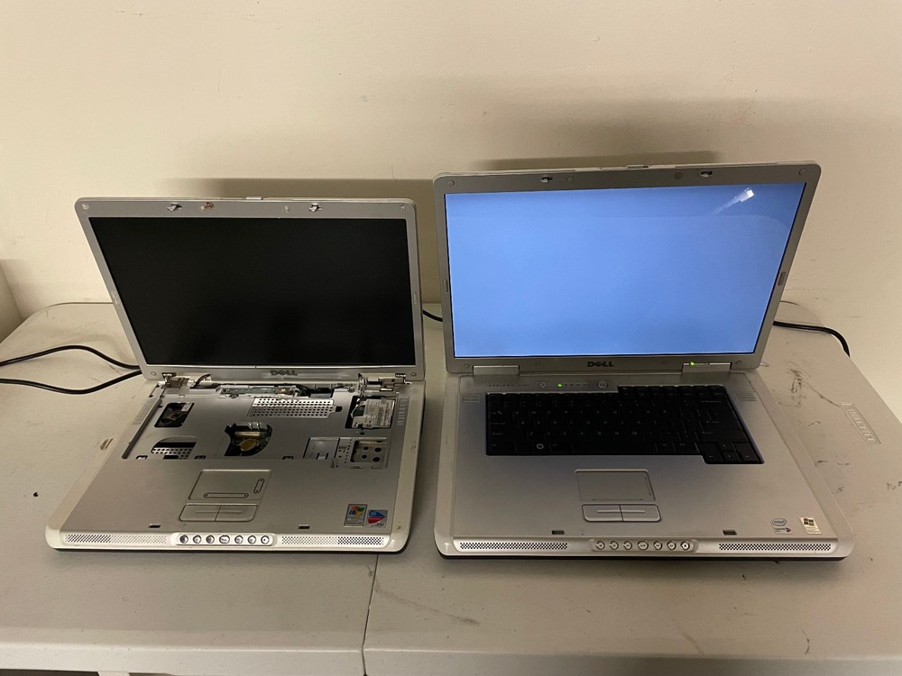 Dell Inspiron E1705 + 6000/E1505 Laptop Untested No Charger For Parts As‑Is