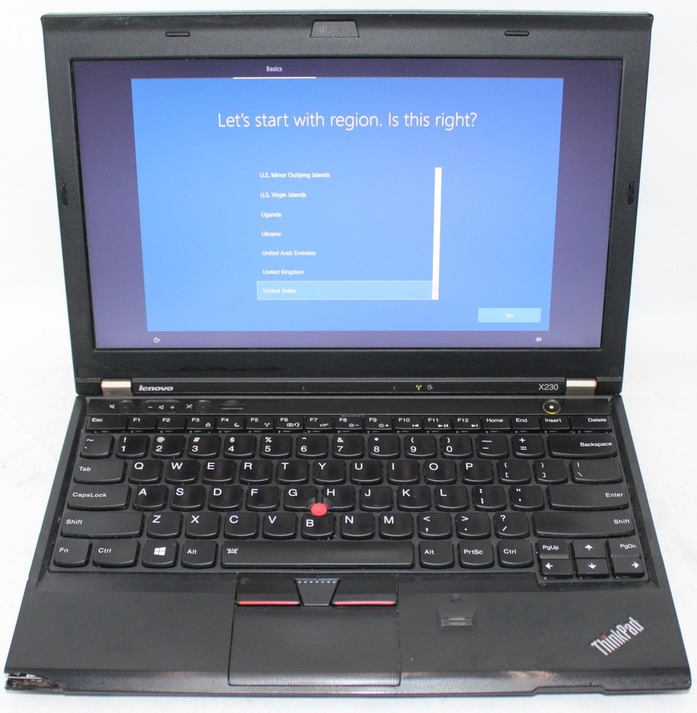 12.5" Lenovo ThinkPad X230 Laptop i7-3520M @ 2.90GHz 8GB RAM 128GB SSD Win 10 *B