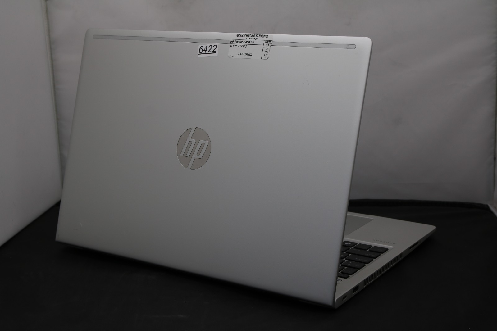 HP ProBook 450 G6 15.6" - i5-8265U - 8GB, 256GB, Win 11 +USB-C Adapter *Bad Keys gallery