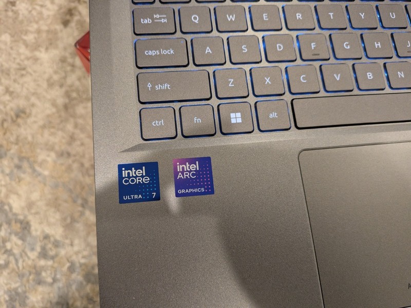Acer Aspire 14 AI Core Ultra 7 258V 32GB 1TB SSD ARC 140V Graphics gallery
