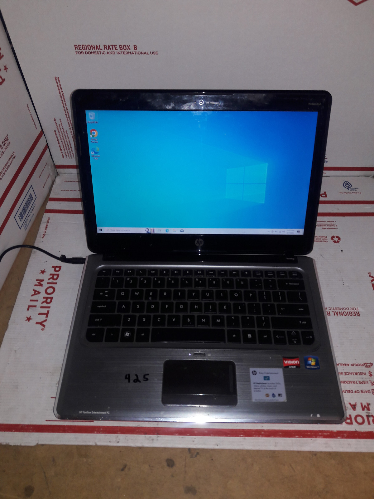 END - HP Pavilion DM3-1020ea Laptop AMD 4GB RAM 320GB HDD No Batt Win 10 #425 gallery