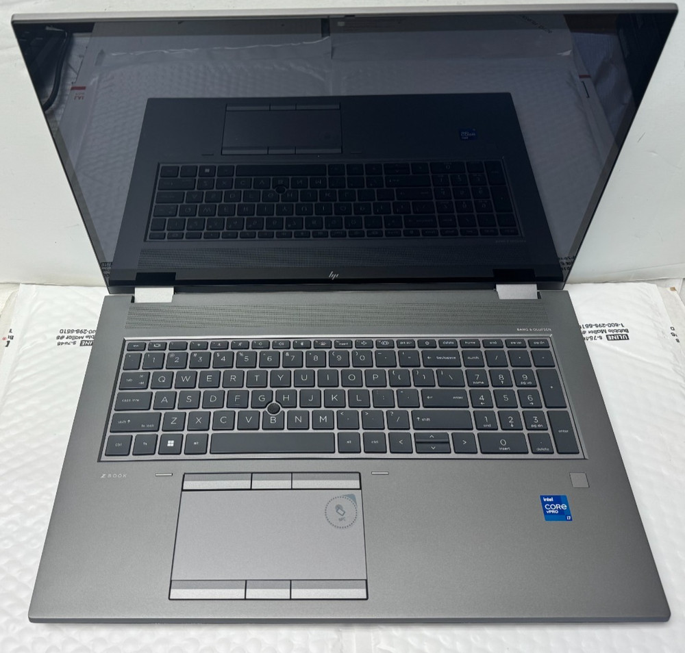 HP ZBOOK FURY 17 G8 i7 T1200 4K TOUCH 32GB - Overall Great Shape