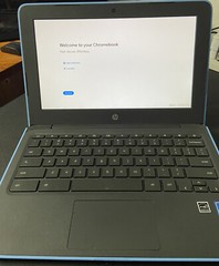 HP Chromebook 14 inch (32 GB, Intel Celeron, 1.1GHz, 4GB) Laptop – Gray -…