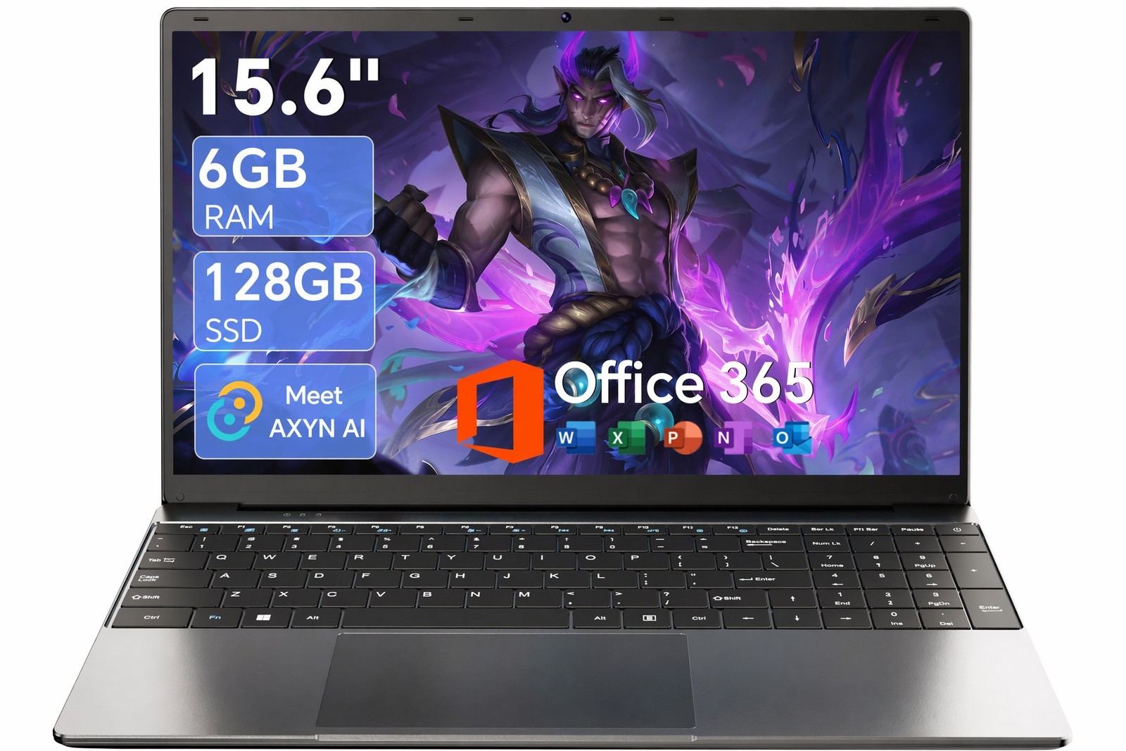 2026 SGIN 15.6inch AI Laptop Intel J4105 128GB/256GB SSD Free Microsoft 365 gallery