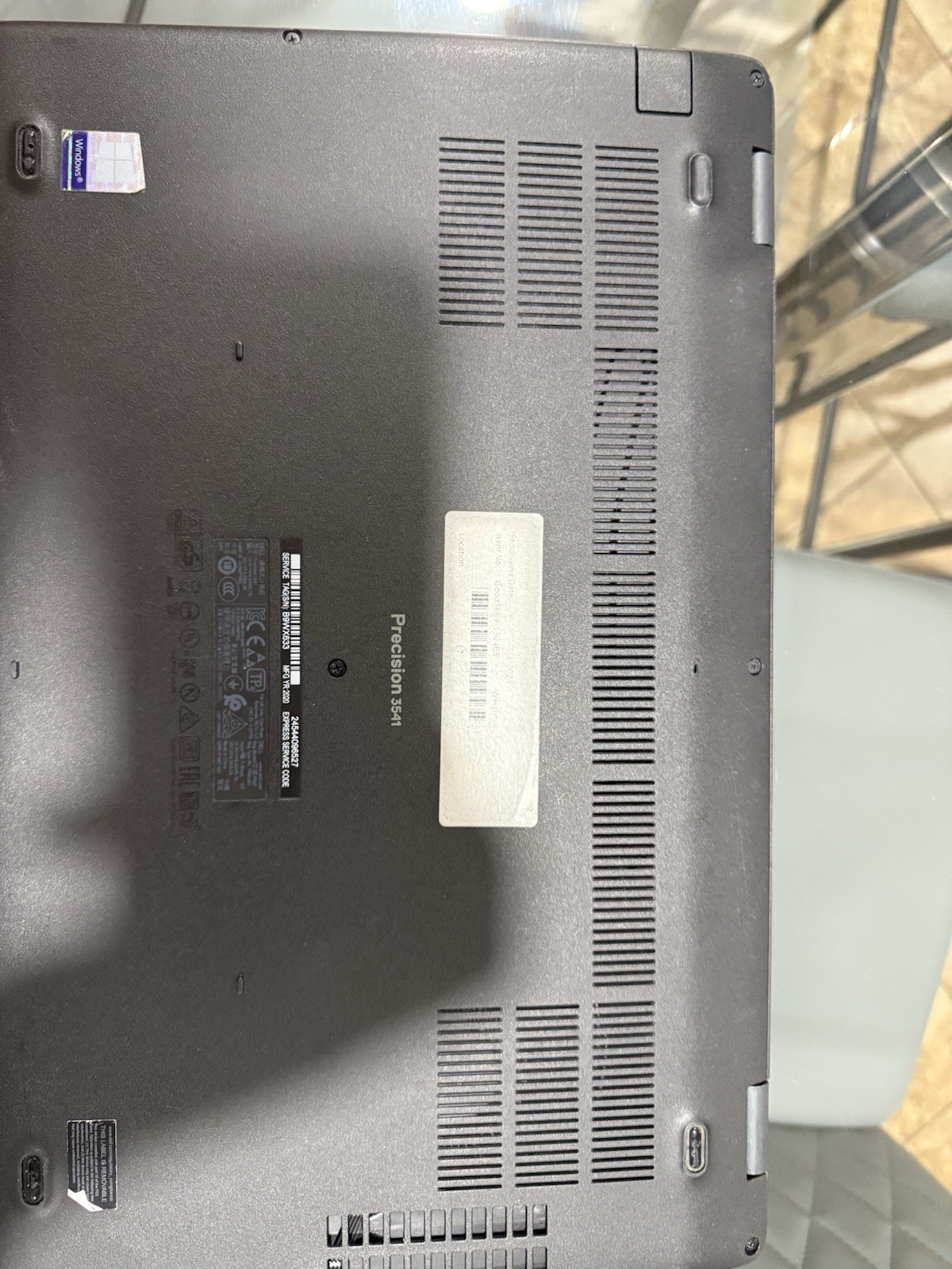 Dell Precision 3541 15.6" i7 9th Gen 8GB HDD Win11 Pro w/ Charger gallery