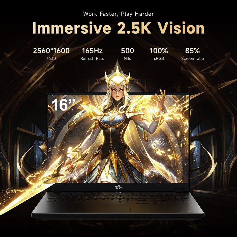 NIMO AI PC Laptop AMD Ryzen AI Max+ 395(16-Core,up to 5.1GHz) 128GB LPDDR5x 1TB gallery