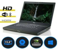 Gaming Dell Precision M4600 i7-2720QM nVidia Quadro 1000M HD Win 10 HDMI